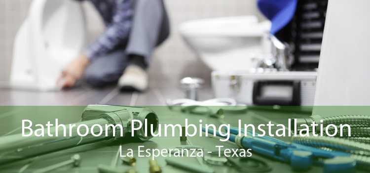 Bathroom Plumbing Installation La Esperanza - Texas