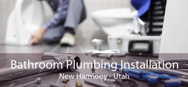 Bathroom Plumbing Installation New Harmony - Utah