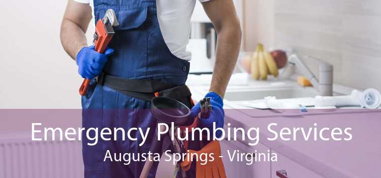 Emergency Plumbing Services Augusta Springs - Virginia