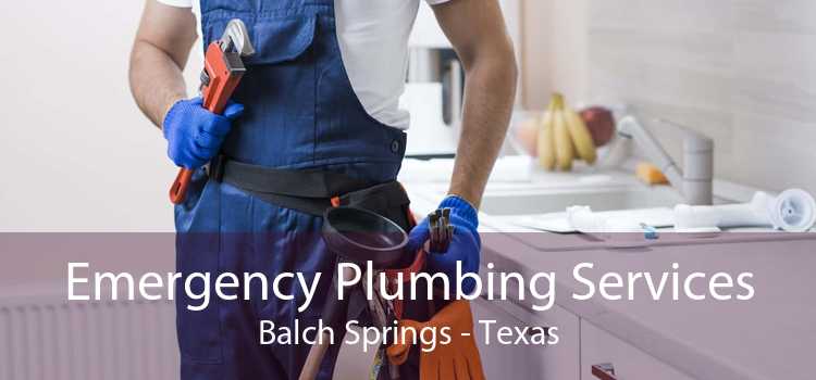 Emergency Plumbing Services Balch Springs - Texas