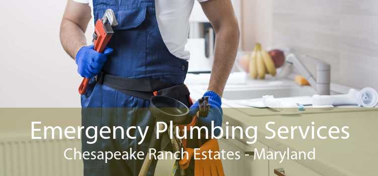 Emergency Plumbing Services Chesapeake Ranch Estates - Maryland