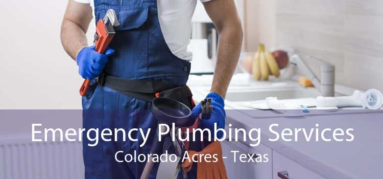 Emergency Plumbing Services Colorado Acres - Texas