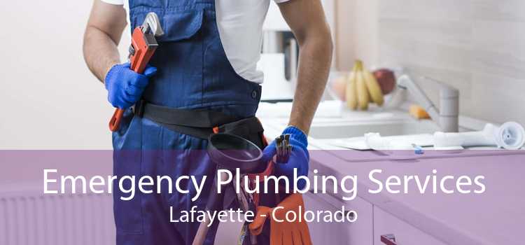 Emergency Plumbing Services Lafayette - Colorado