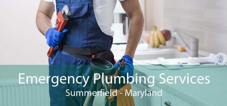 Emergency Plumbing Services Summerfield - Maryland