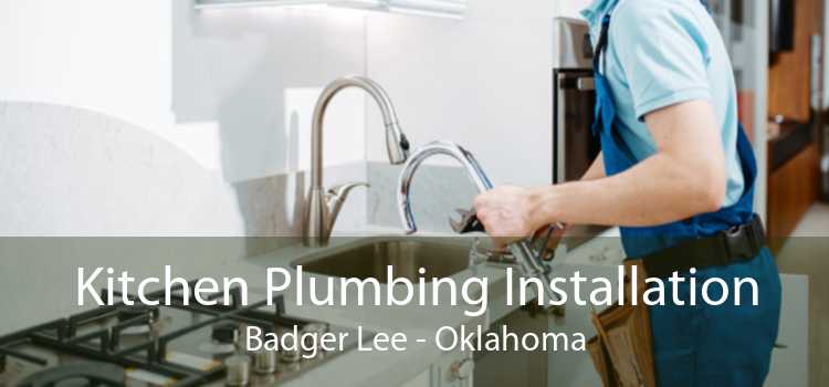 Kitchen Plumbing Installation Badger Lee - Oklahoma