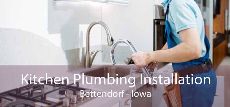 Kitchen Plumbing Installation Bettendorf - Iowa