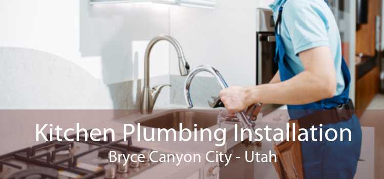 Kitchen Plumbing Installation Bryce Canyon City - Utah