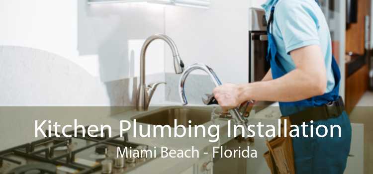 Kitchen Plumbing Installation Miami Beach - Florida