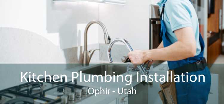 Kitchen Plumbing Installation Ophir - Utah