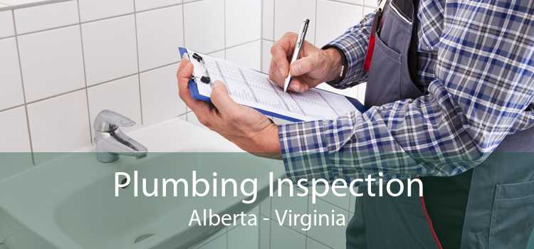 Plumbing Inspection Alberta - Virginia