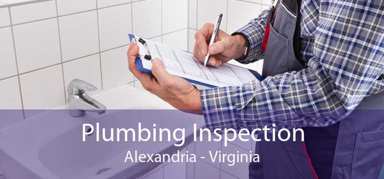 Plumbing Inspection Alexandria - Virginia