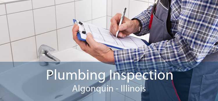 Plumbing Inspection Algonquin - Illinois