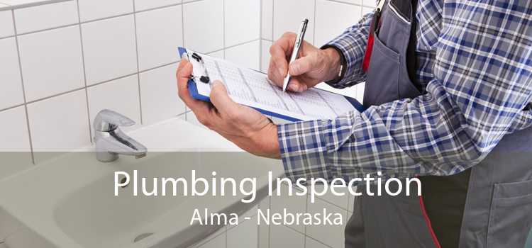 Plumbing Inspection Alma - Nebraska