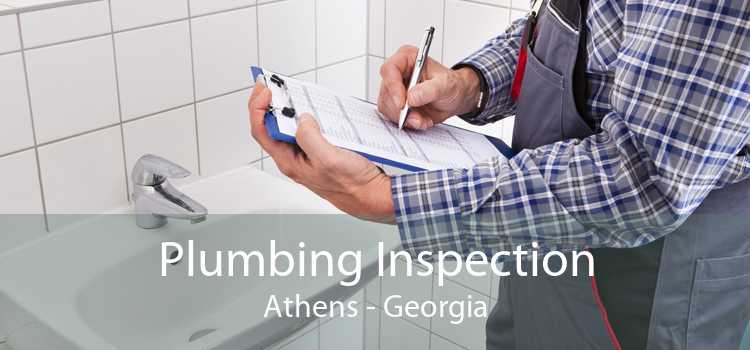 Plumbing Inspection Athens - Georgia