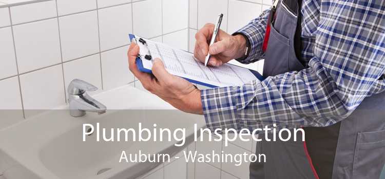 Plumbing Inspection Auburn - Washington