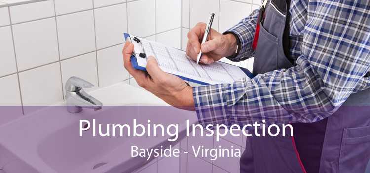 Plumbing Inspection Bayside - Virginia