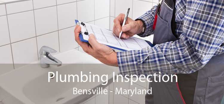 Plumbing Inspection Bensville - Maryland