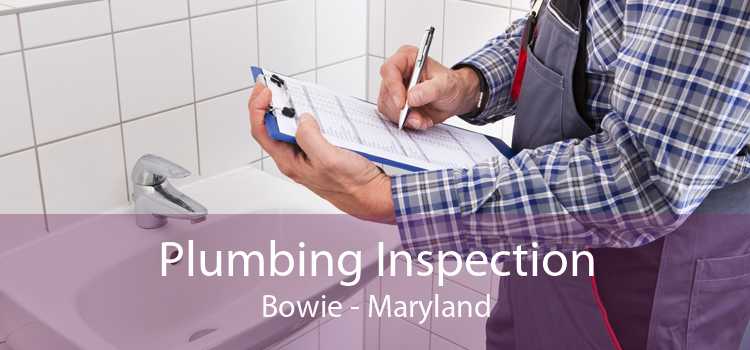 Plumbing Inspection Bowie - Maryland