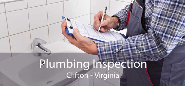 Plumbing Inspection Clifton - Virginia