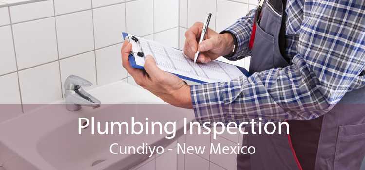 Plumbing Inspection Cundiyo - New Mexico