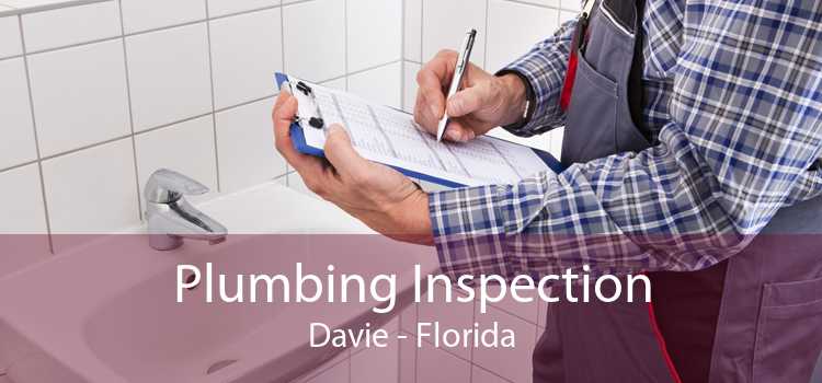 Plumbing Inspection Davie - Florida