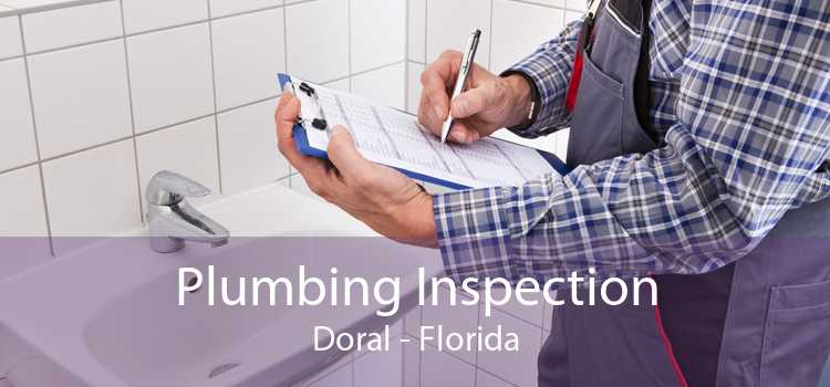 Plumbing Inspection Doral - Florida