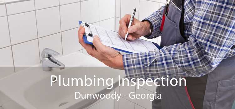 Plumbing Inspection Dunwoody - Georgia