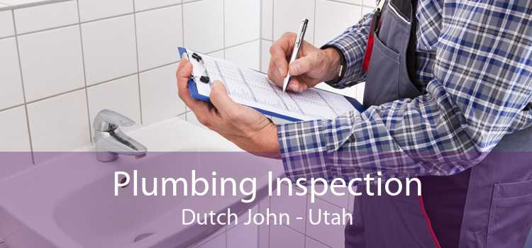 Plumbing Inspection Dutch John - Utah