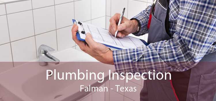 Plumbing Inspection Falman - Texas