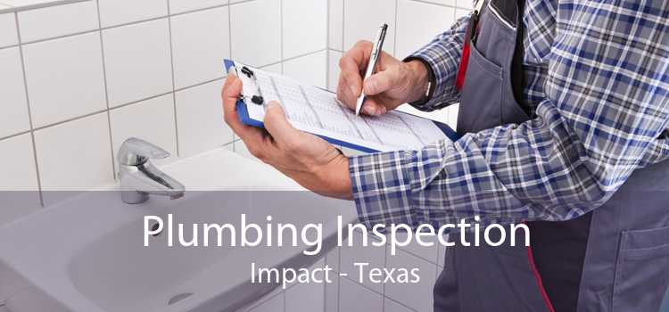 Plumbing Inspection Impact - Texas