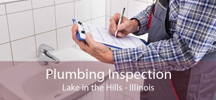 Plumbing Inspection Lake in the Hills - Illinois