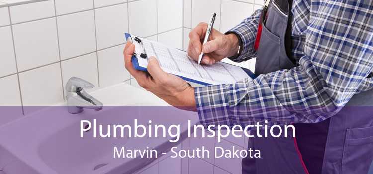Plumbing Inspection Marvin - South Dakota