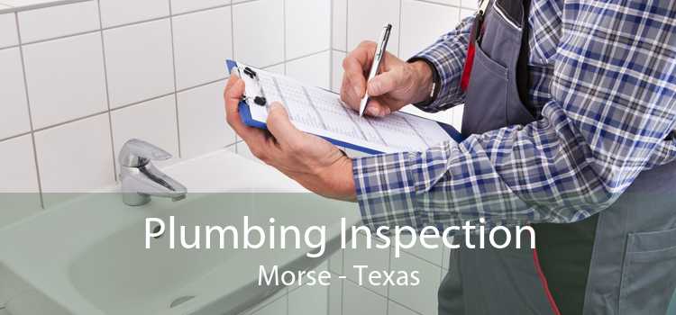 Plumbing Inspection Morse - Texas