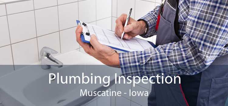 Plumbing Inspection Muscatine - Iowa