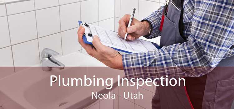 Plumbing Inspection Neola - Utah
