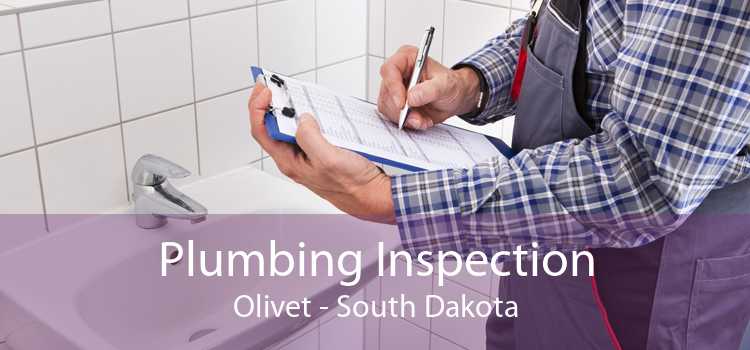 Plumbing Inspection Olivet - South Dakota