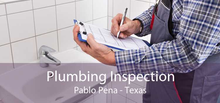 Plumbing Inspection Pablo Pena - Texas