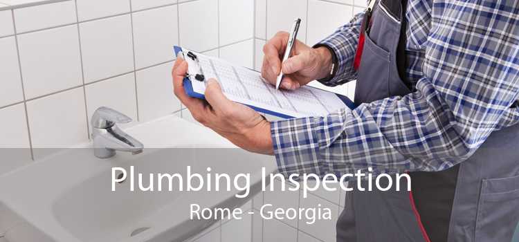 Plumbing Inspection Rome - Georgia