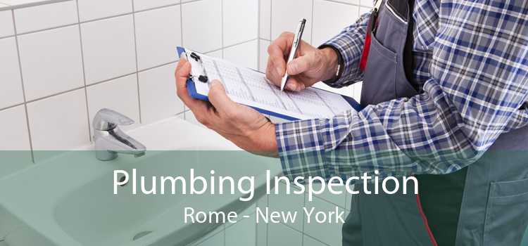Plumbing Inspection Rome - New York