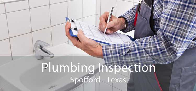 Plumbing Inspection Spofford - Texas