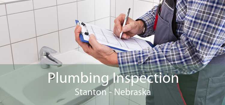 Plumbing Inspection Stanton - Nebraska