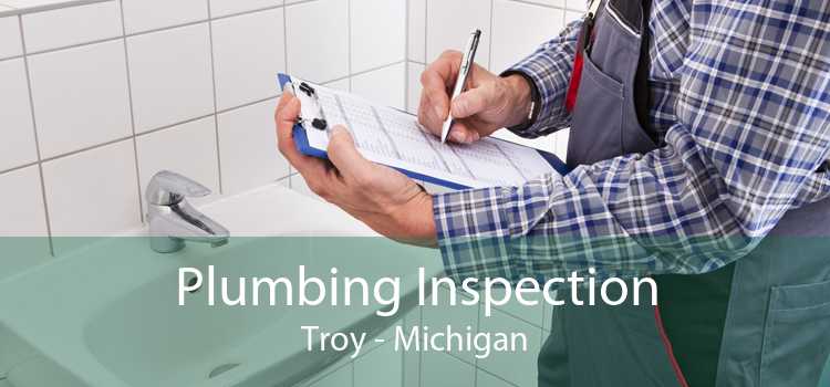 Plumbing Inspection Troy - Michigan