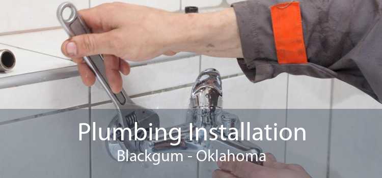 Plumbing Installation Blackgum - Oklahoma