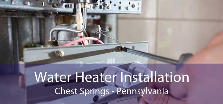 Water Heater Installation Chest Springs - Pennsylvania