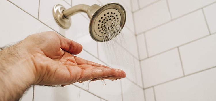 Shower Hot Water Valve Plumbing Repair In Charleston